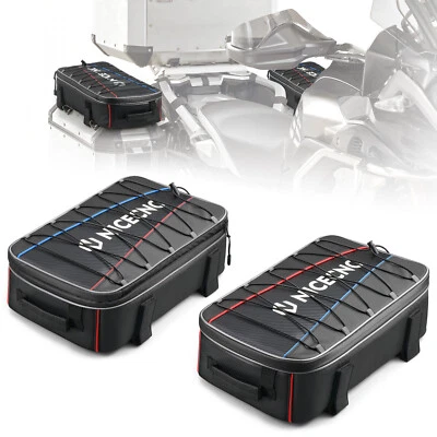 2x Motorcycle Side Pannier Lid Top Bag Side Box Luggage For BMW R1200GS R1250GS - Image 1 of 4