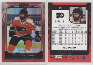 2021-22 O-Pee-Chee Platinum Red Prism /199 Sean Couturier #25