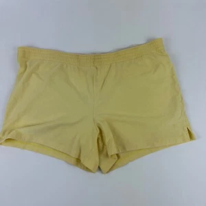 Danskin Now Athletic Shorts Womens Large Yellow - Picture 1 of 6