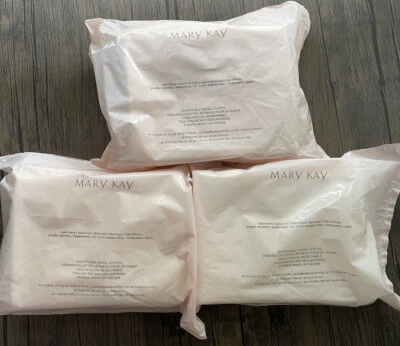 Mary Kay Disposable Facial Cloths ~ 3 Packs of 30 Each ~ NEW SEALED - Image 1 of 2