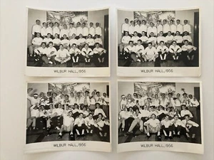 Set of 4 Vintage 1956 Black & White Photos of Stanford Students from Wilbur Hall - Picture 1 of 9