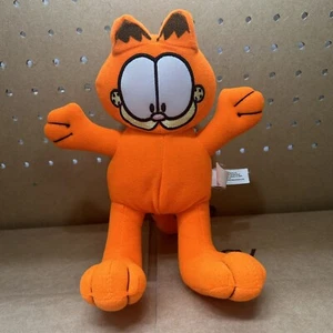 Toy Factory Licensed Garfield Neon Orange 9” Plush Stuffed Cat Animal Toy 2018 - Picture 1 of 6
