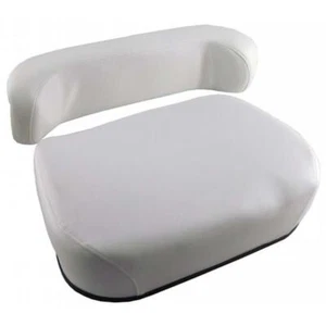 SW159857A Two Piece Cushion Set, Cream Vinyl, Fits Oliver 1550, 1555, 1650, 1655 - Picture 1 of 7
