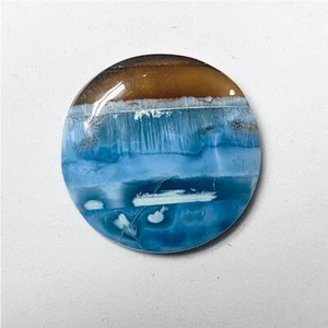 Blue Opal Stone Natural Blue Opal Cabochon Loose Gemstone Jewelry 26 Ct ME-11124 - Picture 1 of 2