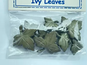 Favorite Findings Buttons IVY LEAVES Olive Green 1" & 5/8" New - Picture 1 of 4
