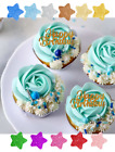 Birthday cupcake topper, birthday sign cupcake, cake decoration for birthday cak