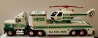 1995 Vintage Hess Toy Truck with Helicopter In Original Box