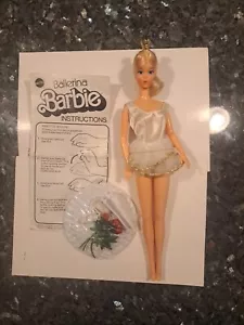 Vintage Ballerina Barbie 1976 #9093 Original COMPLETE w/ Instructions! MINTY - Foto 1 di 24
