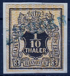 == AD Hannover Mi. 7a gest., Kat. 200 € == - Imagen 1 de 1