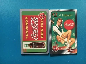Lot of 2 Coca-Cola Sprint Phone Card $2 Issued: 12/95 & 4/96 - Unused See below - Picture 1 of 2
