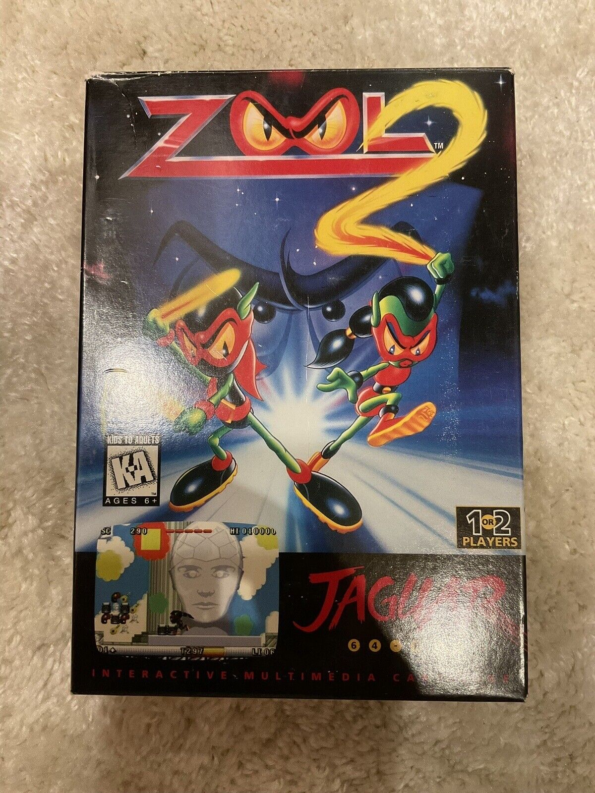 Zool 2 (Atari Jaguar) With Box & Manual