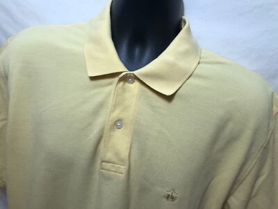 Polo de golf Brooks Brothers 346 ajuste original amarillo manga corta para hombre talla M Foto 1 de 3