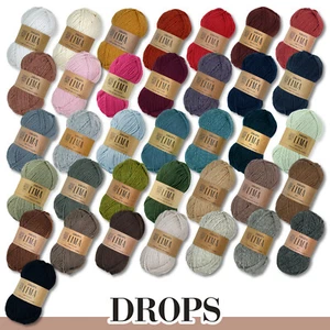 Gocce 50 g Lima Uni | Mix filato lana maglia uncinetto lana vergine alpaca 36 colori - Foto 1 di 73