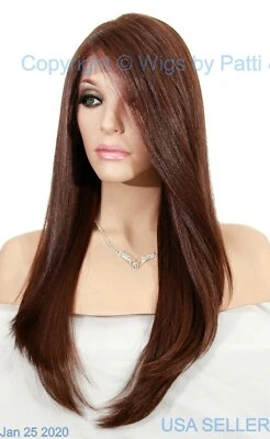 SWISS LACE FRONT | MONOTOP | PART ANYWHERE | LONG HEAT OK WIG | P4.27.30 1394 - Image 1 of 4