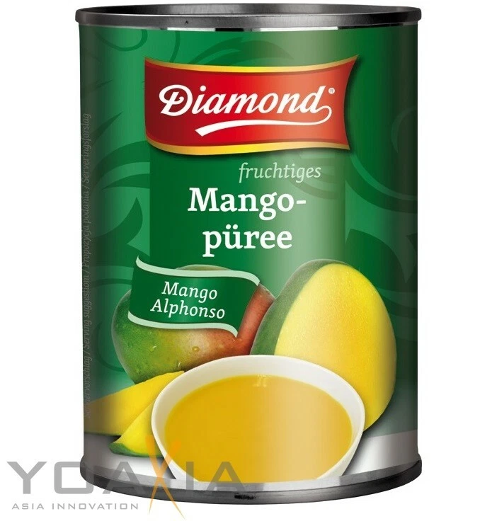 [ 850g ] DIAMOND Mango Püree Alphonso / Mango Pulp / Mangopüree  - Bild 1 von 1