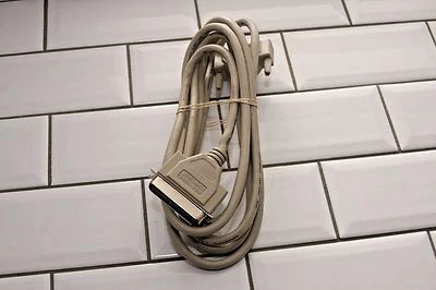 10' Foot Parallel Printer Cable DB25 Pin male 36 pin Male Cable LPT1 Centronics - Image 1 of 3