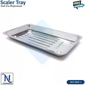 Escaladores quirúrgicos dentales bandeja de instrumentos para 7 piezas Curettes Explorer quirúrgico nuevo - Imagen 1 de 2