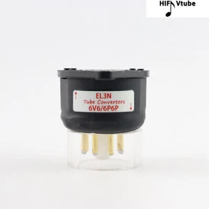 Un tubo de vacío chapado en oro EL3N (TO) 6V6 6P6P convertidor enchufe - Imagen 1 de 11