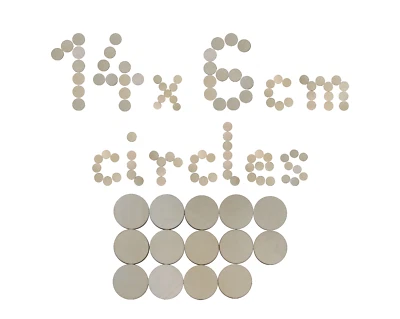Wooden Circle Disc Plaque 6cm 14 pieces Craft Shapes Wood DIY Decoration Plywood - Image 1 of 2