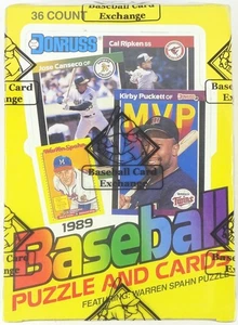 1989 Donruss Baseball Wax Box (BBCE) - Picture 1 of 3