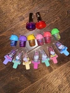 Lot Of 15 Hello Kitty Lipglosses Color Changing Shine New Cute Kid Friendly - Picture 1 of 7