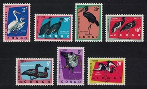 Protected Birds 7v 2nd part of the issue DR Congo 1963 MNH SG#472=481 - Picture 1 of 1