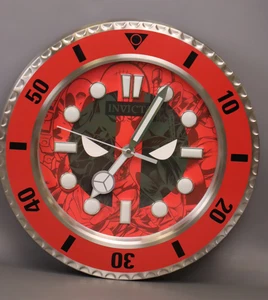 Invicta 39774 DEADPOOL DC Comics Wall Clock Quartz - Picture 1 of 6