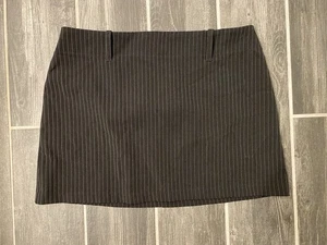 Vintage Y2K A. Byer Nadelstreifen Minirock Größe 13 L Schulmädchen Goth Punk - Bild 1 von 5