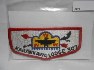 O.A. LODGE 307 KARANKAWA RED BDR STRAIGHT BEAK (TEXAS) B771 - Bild 1 von 1