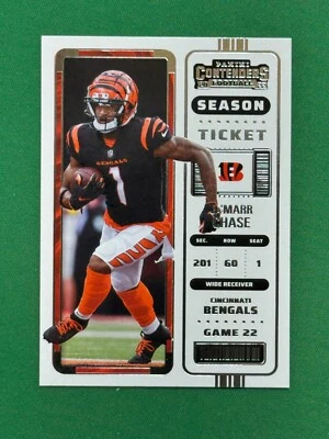 2022 Panini Contenders Football #18 Ja'Marr Chase - Image 1 of 2