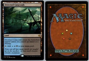 MAGIC THE GATHERING MTG - DROWNED CATACOMB - IXALAN LP - Picture 1 of 1