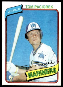 1980 Topps Tom Paciorek Seattle Mariners #481