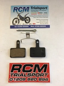 Beta MINI TRIAL HYDRAULIC DISC BRAKE PADS ELECTRIC TRIALS BIKE WITH SPLIT PIN - Picture 1 of 3
