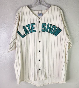 Rare Vintage Late Show XL Baseball Jersey #8 Badger Sportswear CBS58 Stitched - Picture 1 of 12