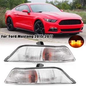 For Ford Mustang 2015 2016 2017 Parking Light Pair Driver & Passenger Side - Picture 1 of 12