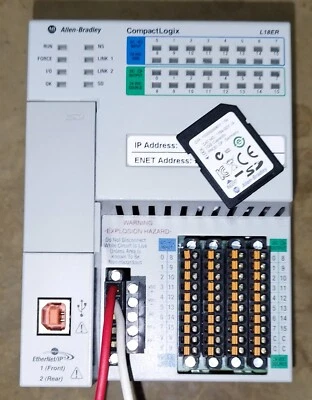 ▀▄▀▄▀ ALLEN BRADLEY COMPACTLOGIX L18ER - 1769-L18ER-BB1B -- 1769 L18ER BB1B - Immagine 1 di 2