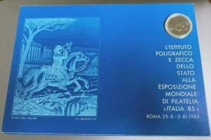 Hn Weltausstellung Der Philatelie ROM 1985 Briefmarken + Medaille q994 - Picture 1 of 5
