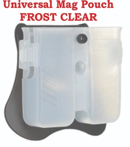 Frost Clear Universal Double Single Mag Case made of High Tech Polymer Material - Picture 1 of 6