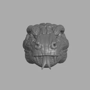 Monitor Lizard v1 Custom Head für Mythic Legions & andere Figuren - Bild 1 von 1