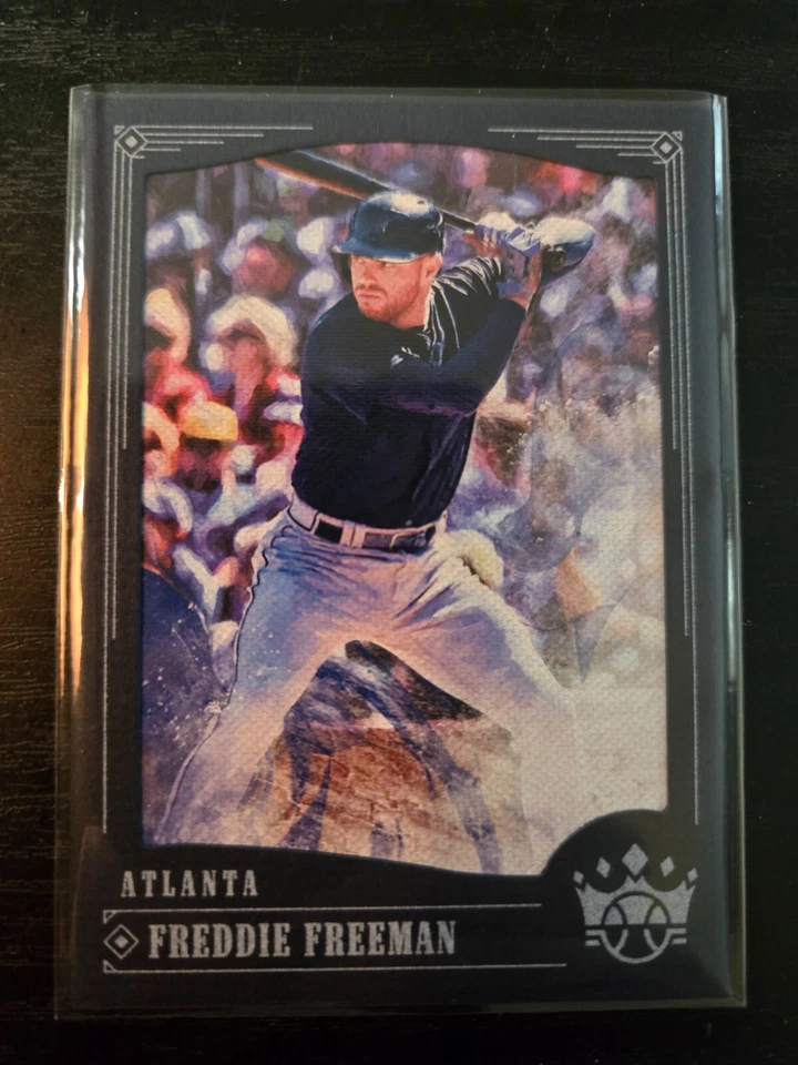 2018 Panini Diamond Kings Blue Frame Freddie Freeman #143 Braves Dodgers SP - Image 1 of 2