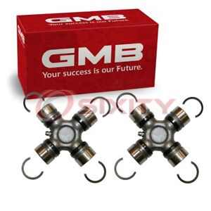 2 pc GMB Rear Shaft All Universal Joints for 1967-1968 Oldsmobile Delmont 88 lz