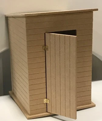 Dolls House Garden Shed Kit Flat Pack MDF Tool 1:12 Scale Miniature Shop Tumdee - Image 1 of 3