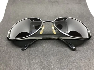 Emporio Armani Sunglasses Black Grey Gunmetal Y2K Oval Shape - Picture 1 of 6
