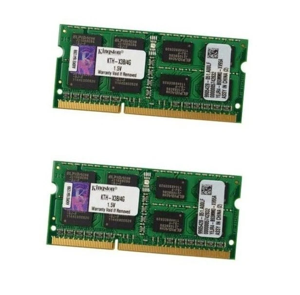 Memoria RAM Kingston 8GB DDR3 1333MHZ SODIMM (2 x KTH-X3B/4G) - Imagen 1 de 1