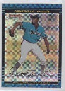 2002 Bowman Chrome Draft Picks & Prospects X-Fractor Dontrelle Willis Rookie RC