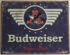 Budweiser Beer 1936 Label Metal Sign Anheuser Busch Brewery New Logo Repro Tin