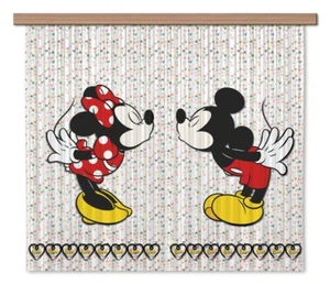 Disney Photo Curtains Pair Minnie and Mickey design 180x160 cm kids room - Picture 1 of 5