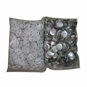2.28" 58mm Blank ABS / Metal Pin Badge Button Supplies for Button Maker Machine - Picture 1 of 17