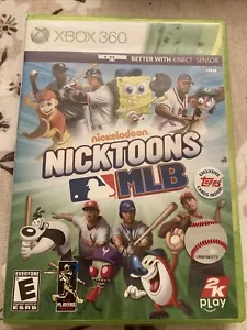 Nickelodeon Nicktoons MLB Xbox 360 w/ manual - Picture 1 of 7