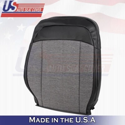2024 For Dodge Ram ProMaster 1500 PASSENGER TOP Cloth/Vinyl Seat Cover Black - Image 1 of 4